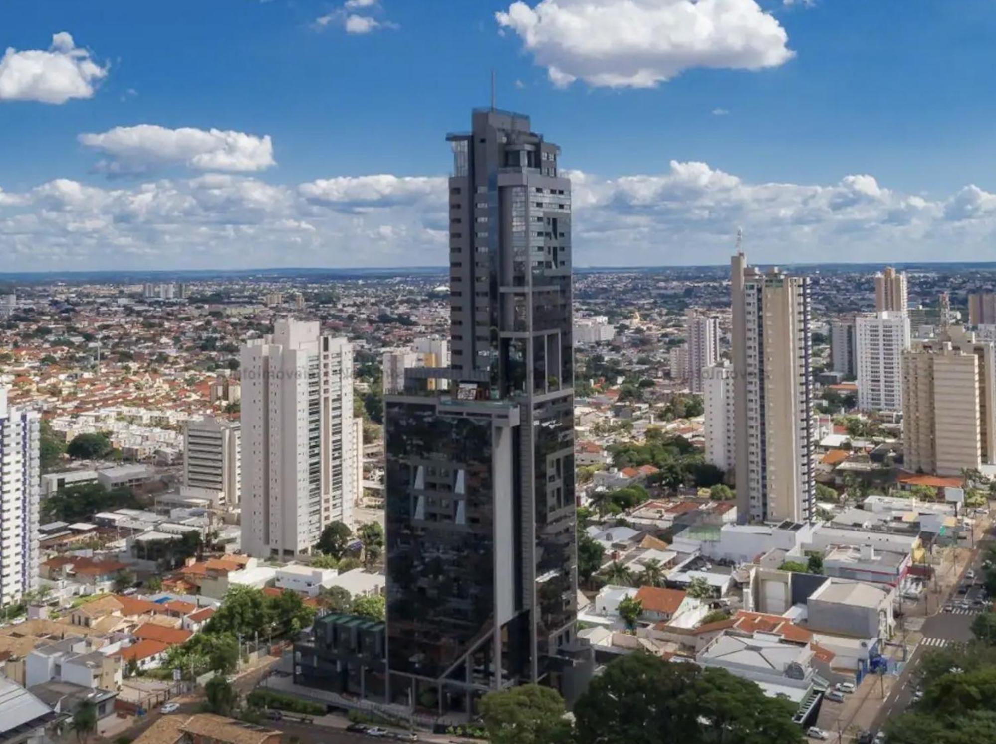Estudio Alto 22º Andar E Elegante No Edificio Vertigo Campo Grande (Mato Grosso do Sul)